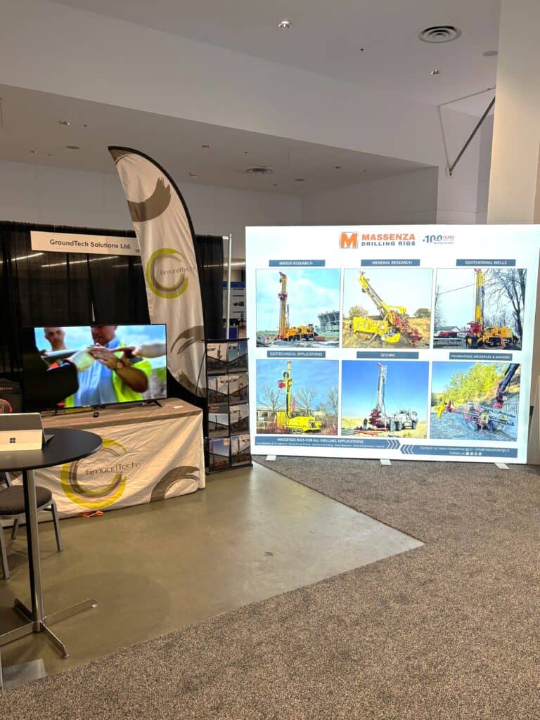 Massenza drilling rigs stand Roundup Canada 2025