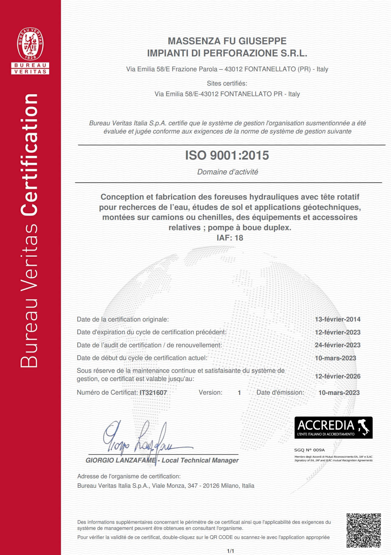 Massenza_ISO 9001_FRA
